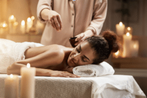 Hot stone massage- alysium spa